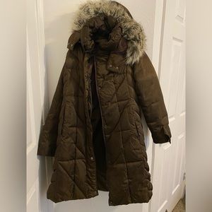 Jones New York Fashion Long Winter Puffer Coat